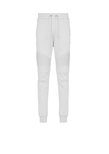 Eco-designed sweatpants with Balmain logo print